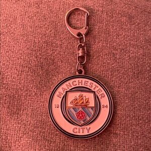 Official Manchester City Metal Keychain